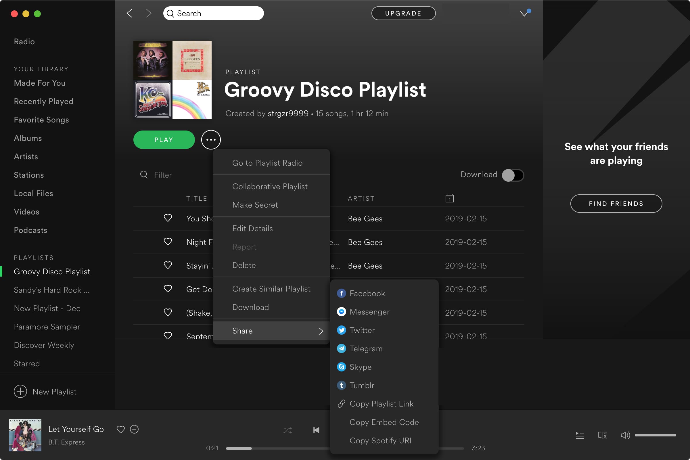 Spotify playlist empty mac cache